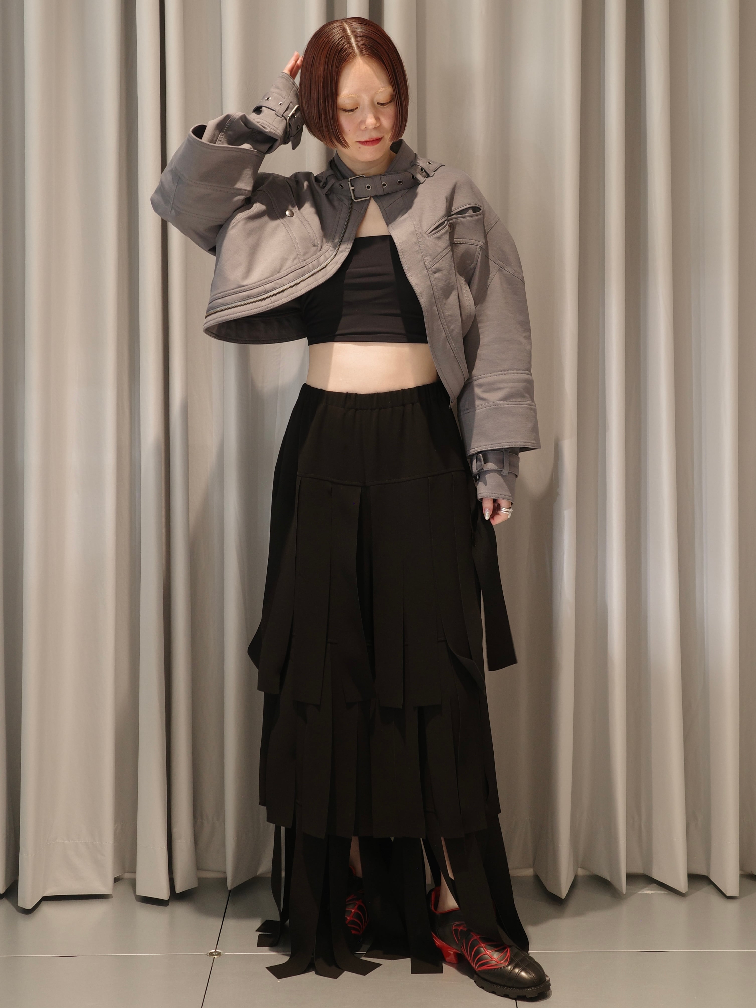 26SS】MUKCYEN ムッシャン / クロップドジャケット /scapular harness