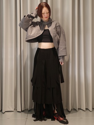 【26SS】MUKCYEN ムッシャン / クロップドジャケット  /scapular harness jacket