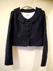 美品◆Chloeクロエ シルク素材 ショート丈デザイン ジャケット◆