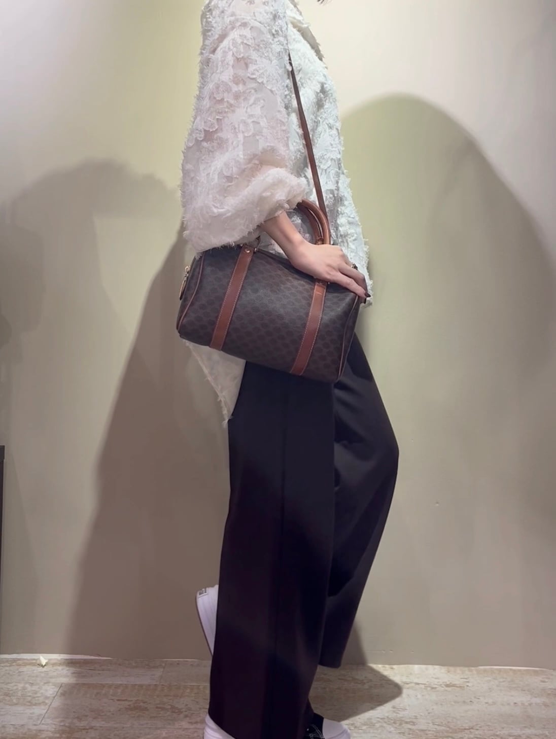 CELINE】1840 VINTAGE CELlNE ヴィンテージ セリーヌ マカダム柄