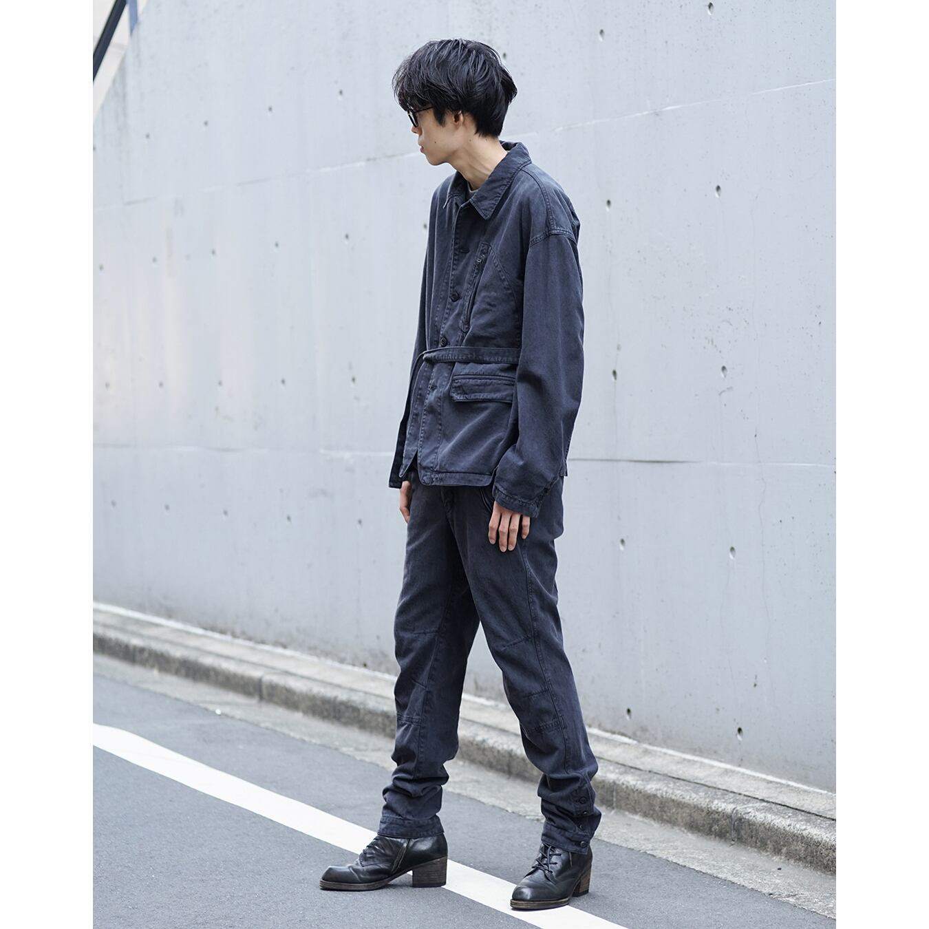 The Viridi-anne] (ザヴィリディアン) VI-3958-04 COTTON/TENCEL SLIM