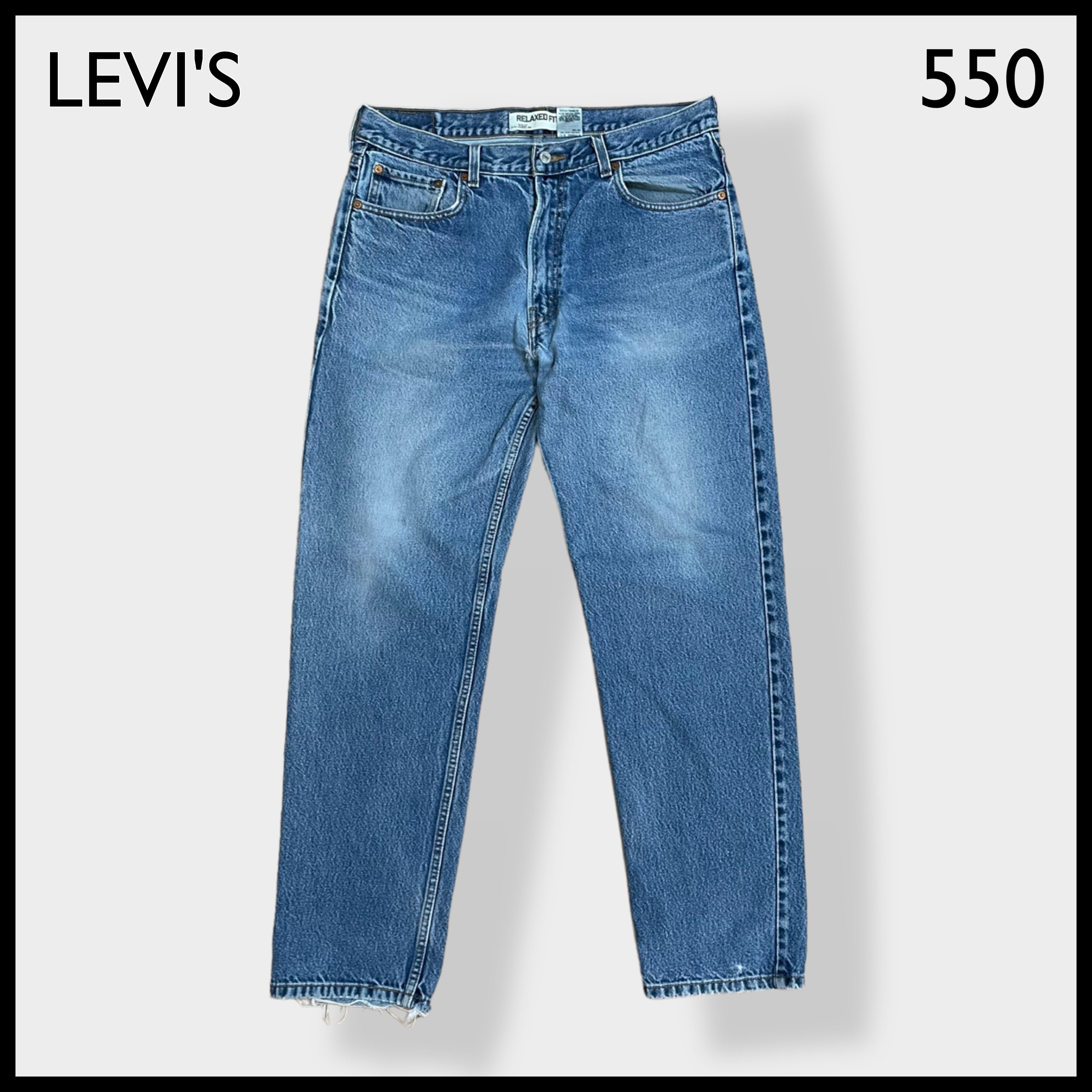 Levi's 550 ジーンズ ワイドデニムパンツ エジプト製 古着 W40