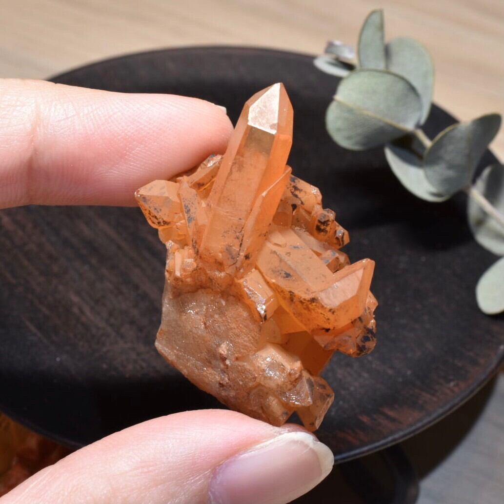 タンジェリンクォーツ クラスター みかん水晶 ブラジル・ミナス