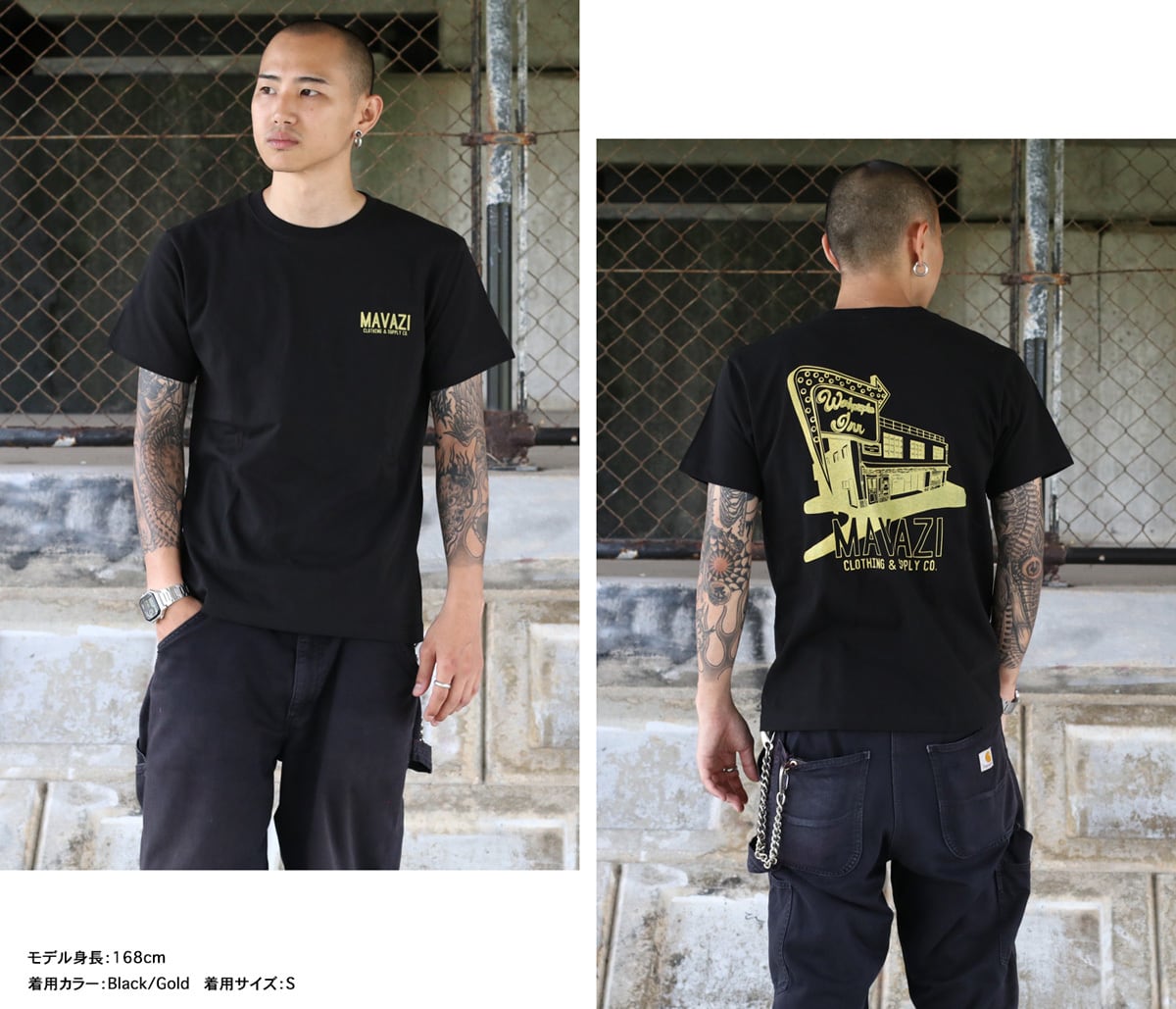 Bigday Original MAVAZI OPENING TEE T-Shirt ロゴ Tシャツ 半袖 6.2oz