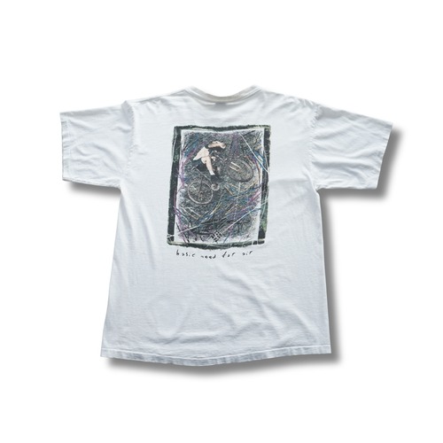 90s USA製 Columbia コロンビア BMX バックプリントTシャツ（表記XL・実寸XL相当）｜NA993