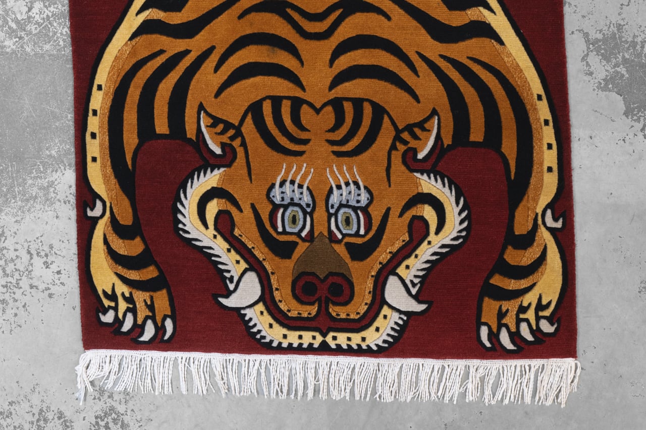 Tibetan Tiger Rug 《Mサイズ•プレミアムウール304》チベタンタイガー