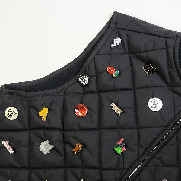 Size【XL】 SUPREME シュプリーム 23AW Pins Quilted Work Vest Black