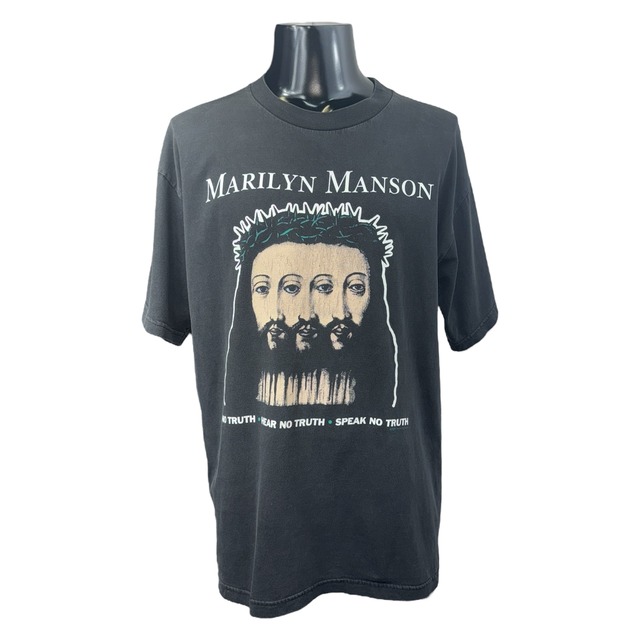 【MARILYN MANSON】マリリンマンソン BELIEVE Vintage Tシャツ L