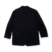 PAPAS パパス 3B テーラードジャケット サイズ M 48 /ネイビーブラック系/ピケコットン