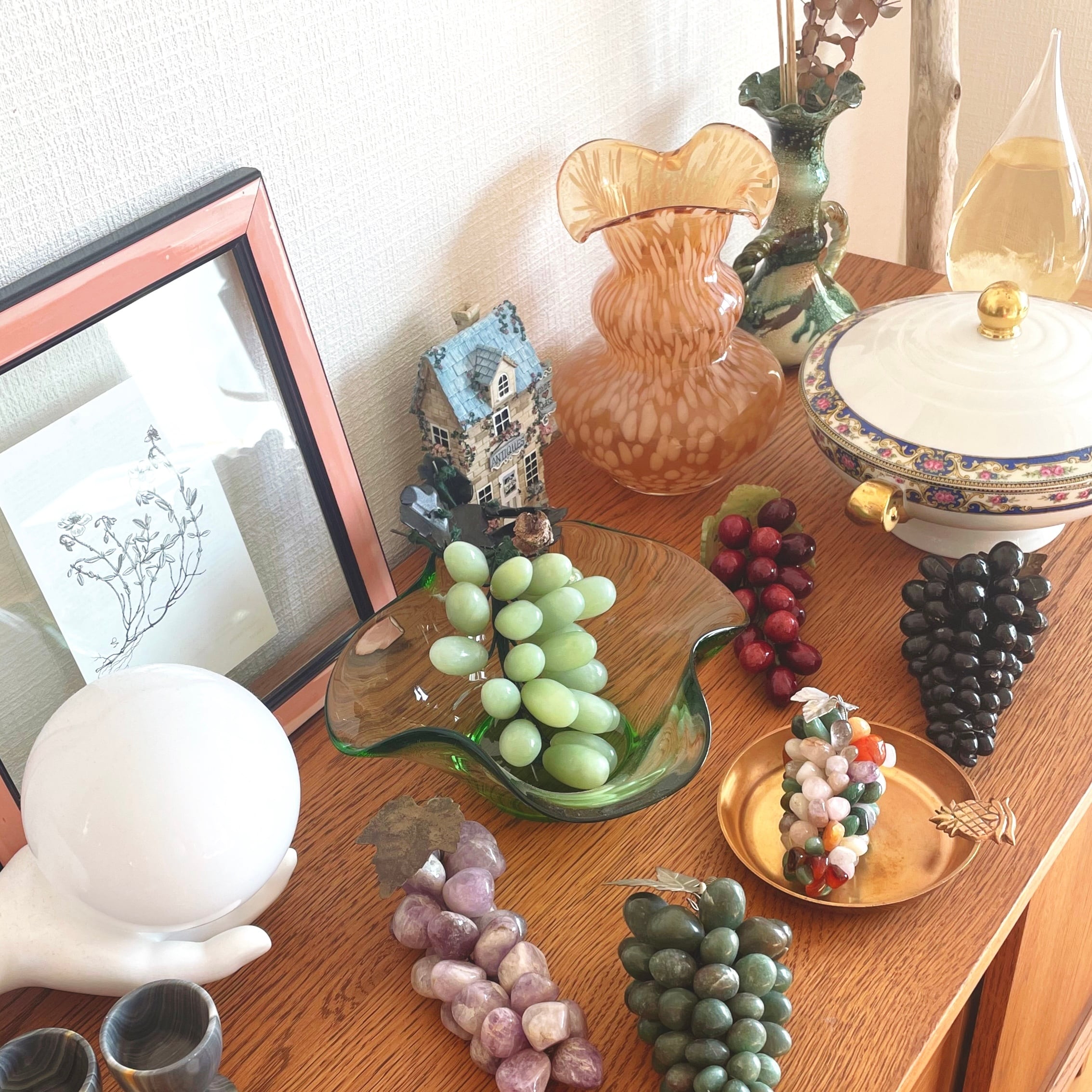 リモージュ（Limoges）額装陶板画・パテシュールパテ『壇上の踊り子