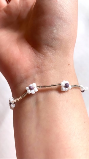 beadsbracelet / pure white