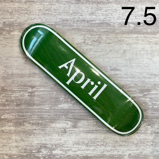 【APRIL】OG LOGO GREEN 7.5inch