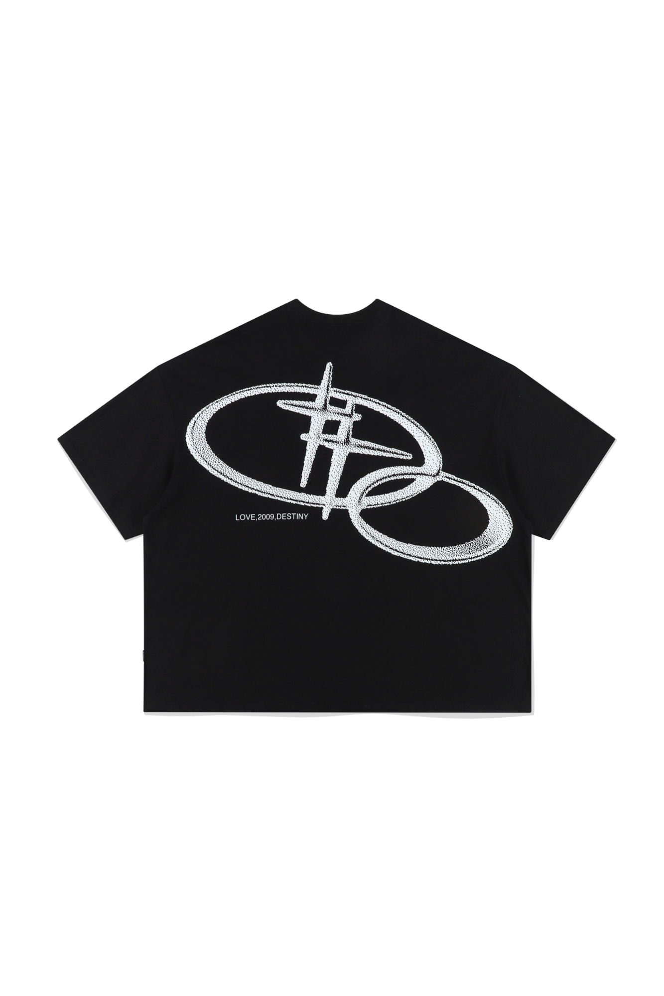 ★ROMANTIC CROWN★送料込み★WIDE FIT SHINING LOGO TEE SHIRT WIDE FIT SHINING LOGO TEE SHIRT_BLACK | ROMANTIC CROWN