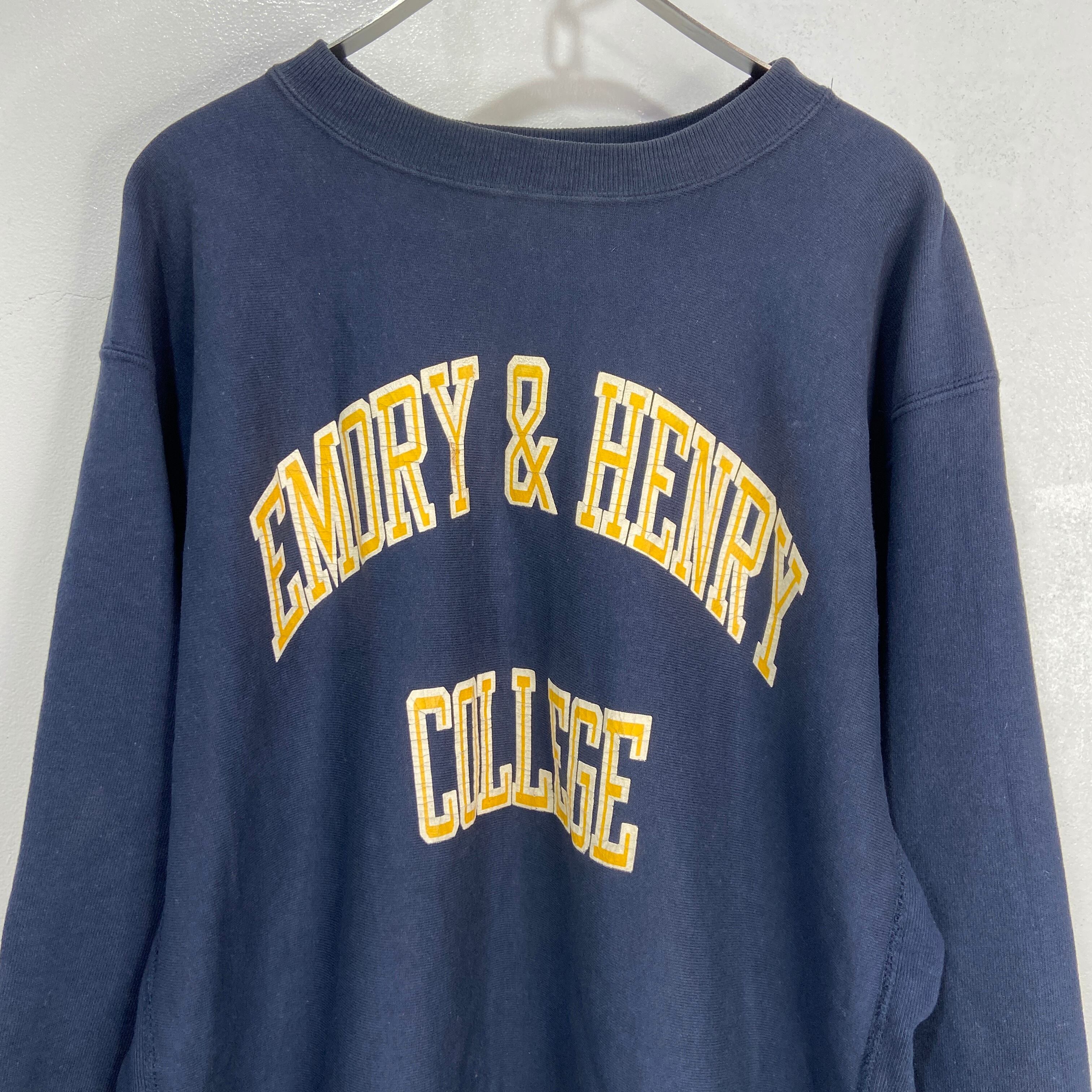 90s USA Champion リバースウィーブスウェット カレッジ 紺 XL | 古着 