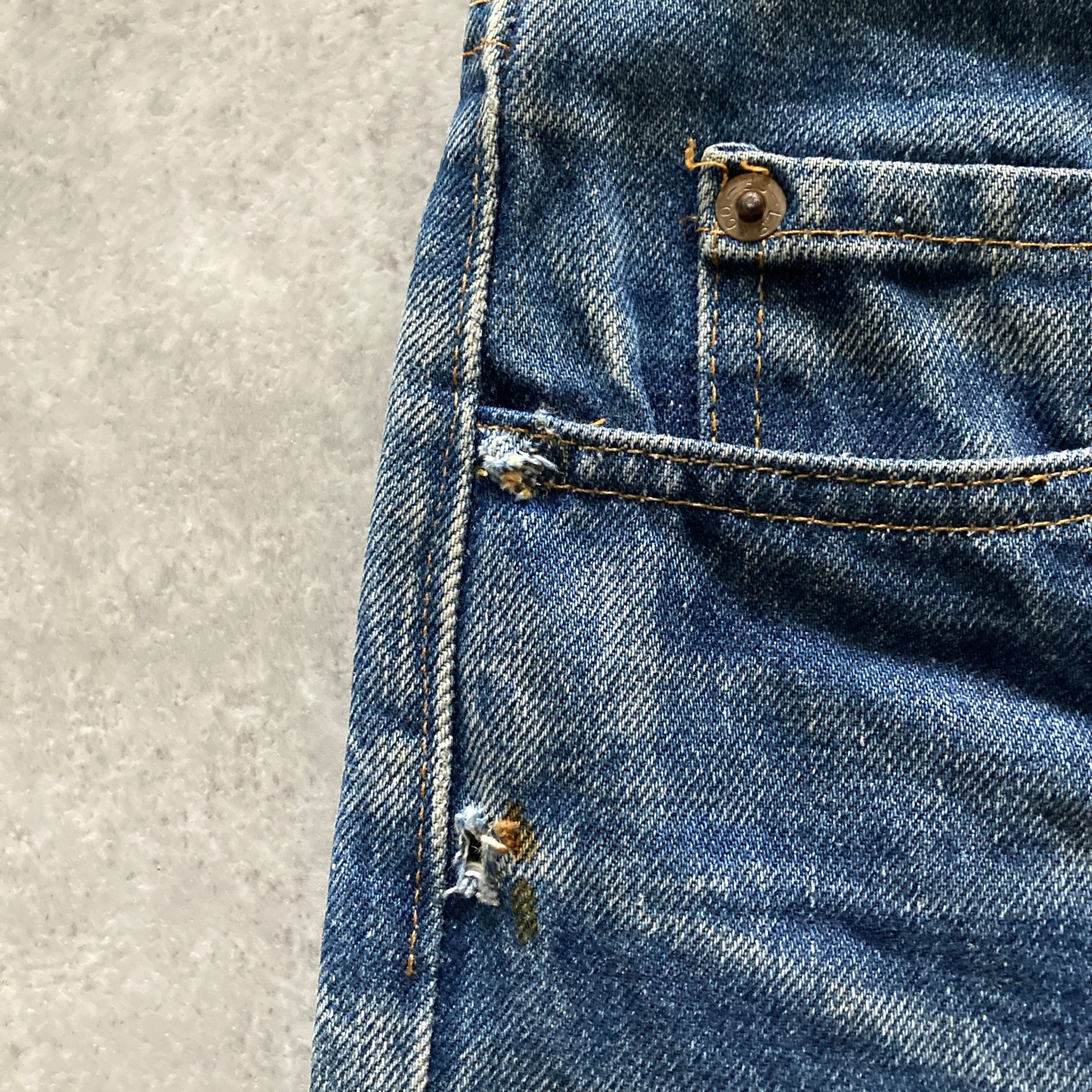 70's 66後期】US.Levis 505 リーバイス 79年製 42TALONジップ 42