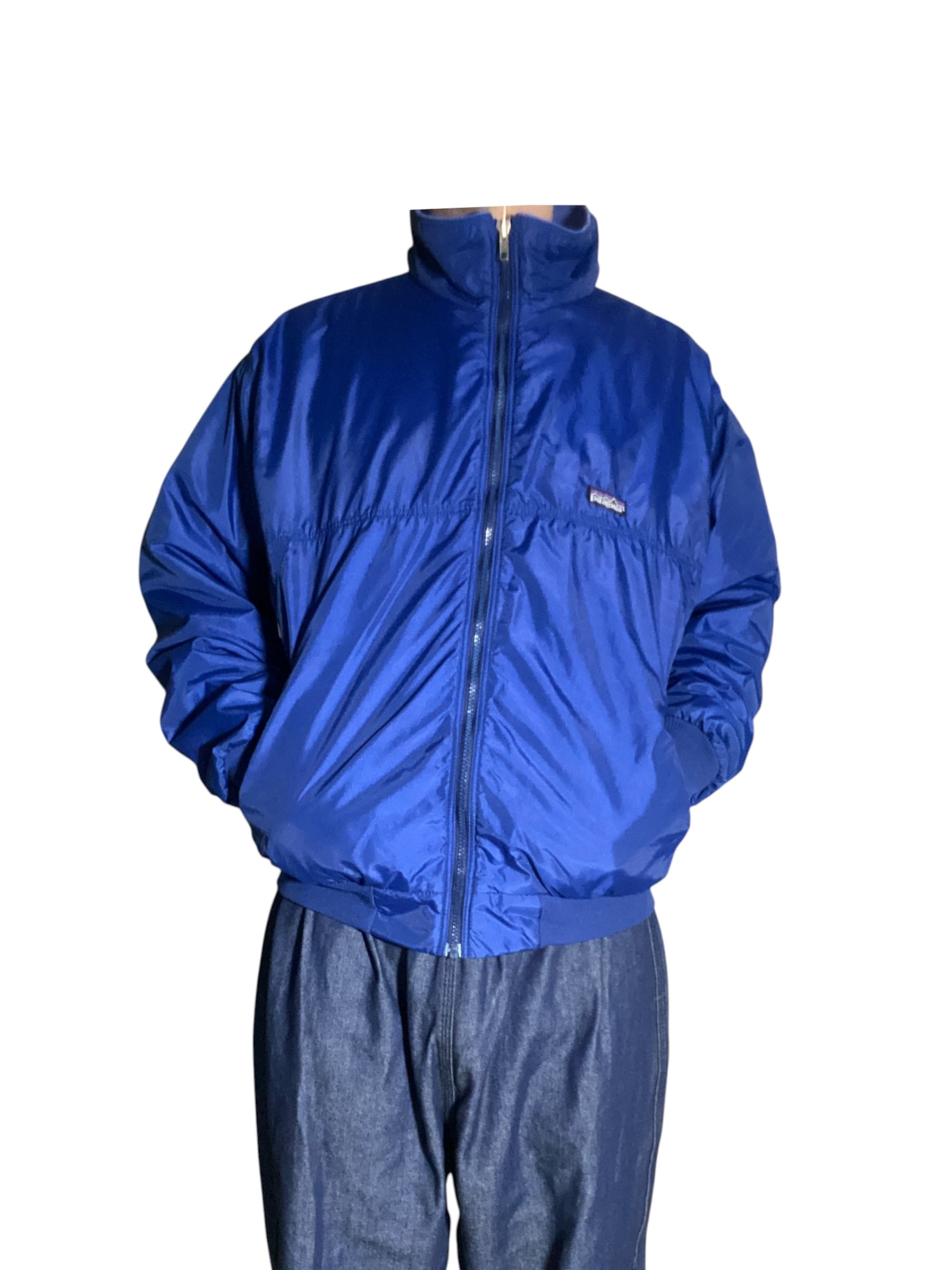 90s Patagonia シェルドシンチラジャケット ブルーL USA製 | Wagentype