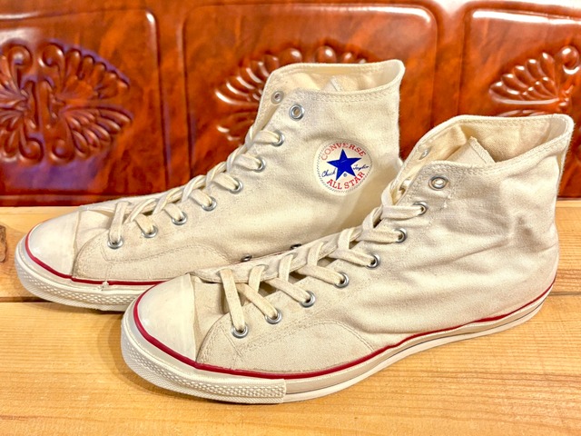 converse（コンバース）ALL STAR Hi（オールスター ハイカット）生成り 12 30.5cm チャックテイラー USA 60s 三ツ星 2510