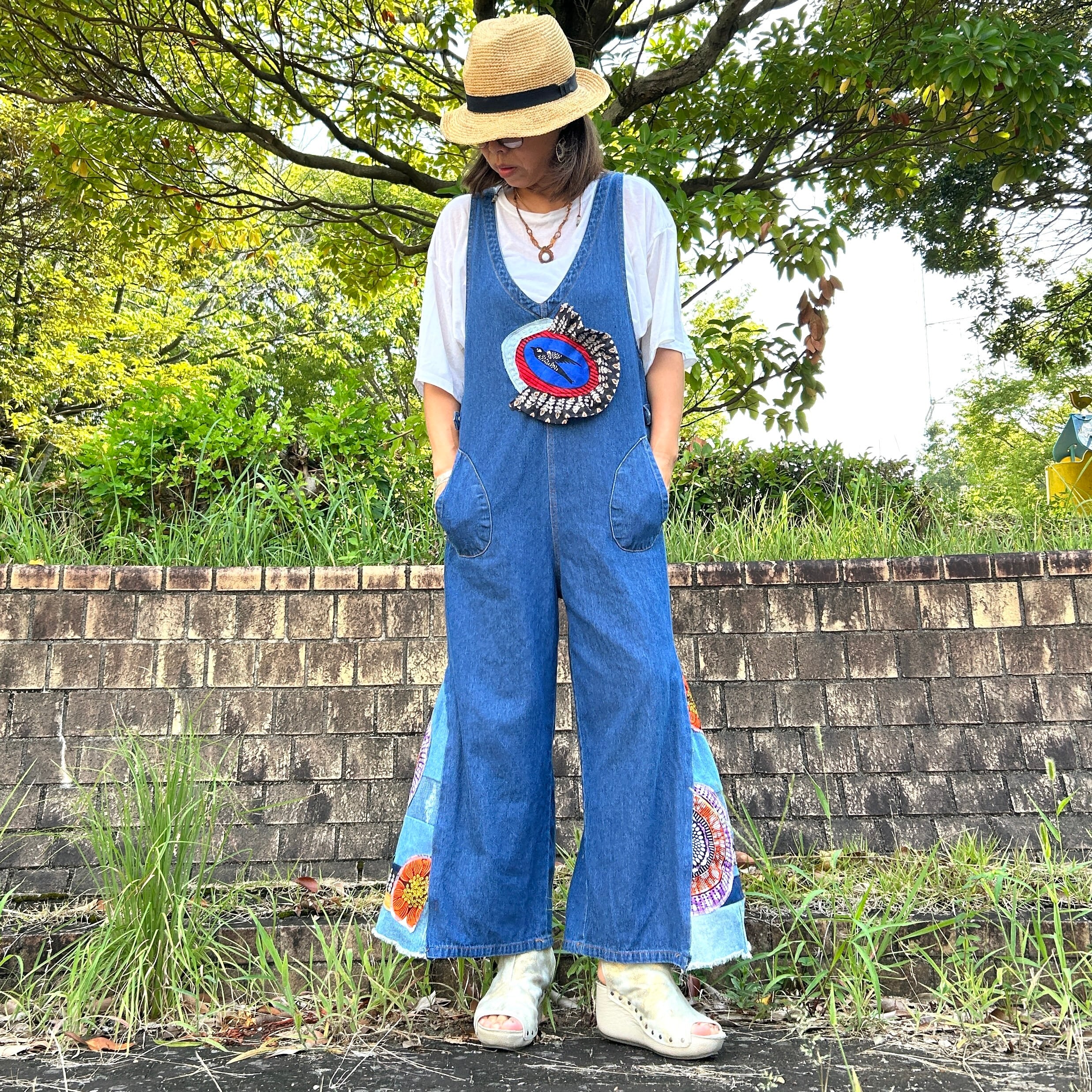 アフリカンリメイクサロペット | アジアン雑貨ルチュ