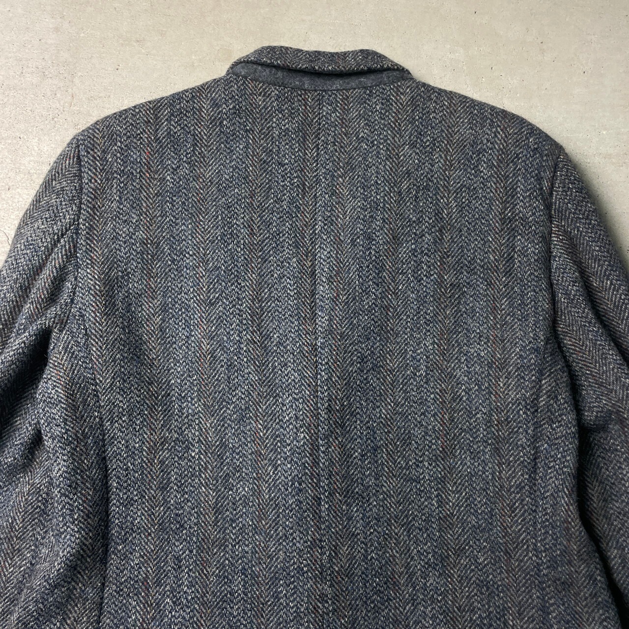 80年代 USA製 HARRIS TWEED ハリスツイード ウールテーラード 