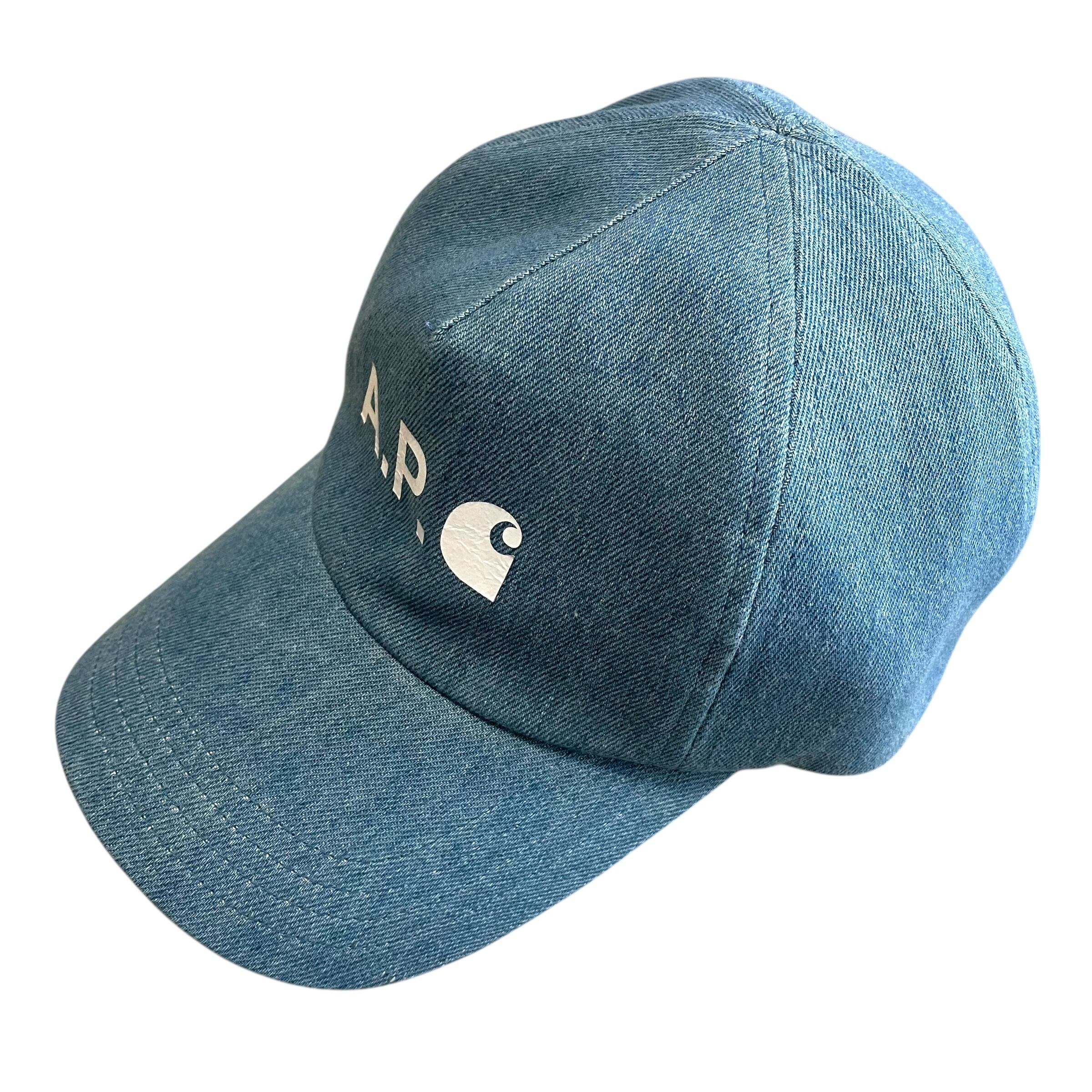 A.P.C. × CARHARTT WIP コラボ デニムキャップ 54cm ランクA】A.P.C. CARHARTT WIP DENIM CAP | TENTO.