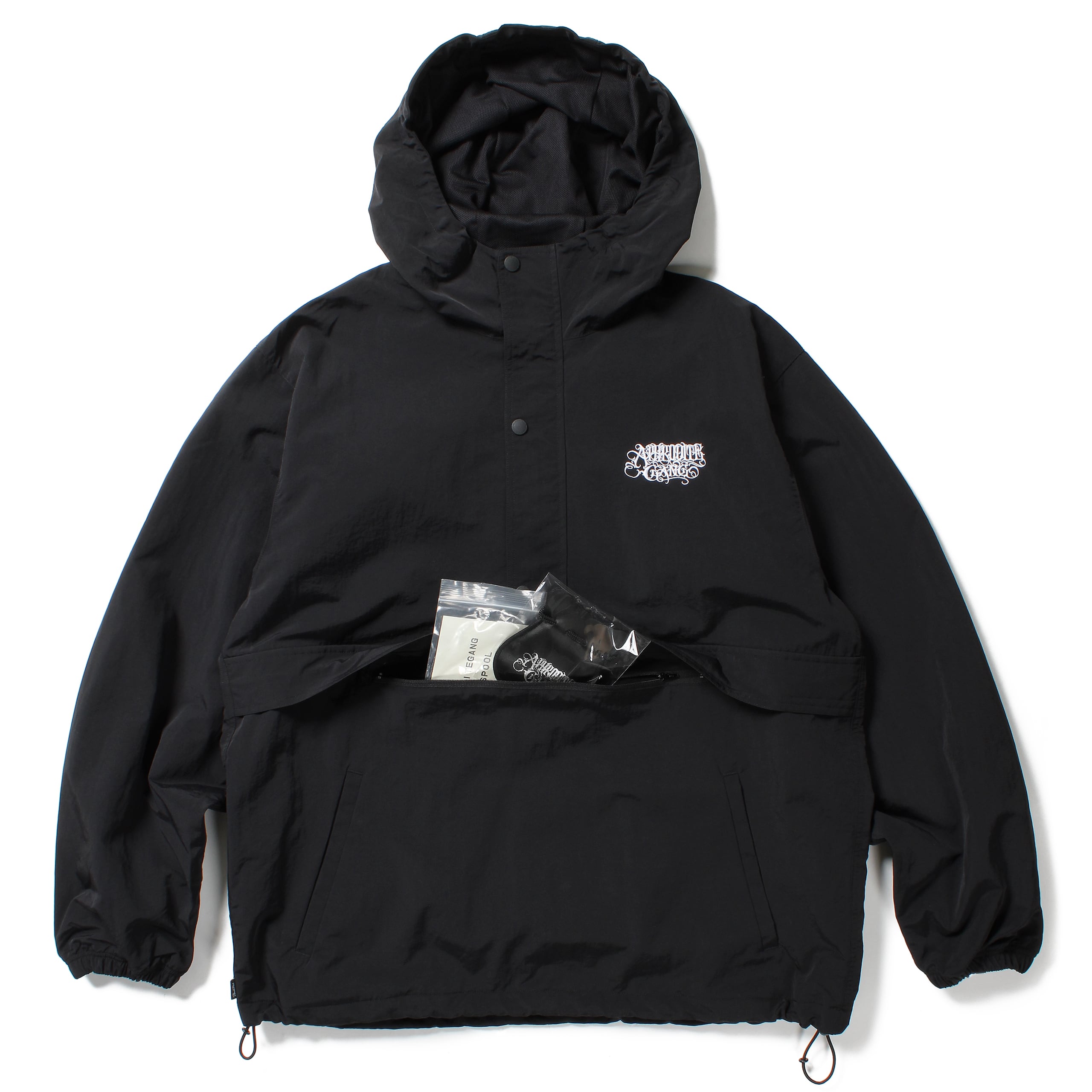 CLASSIC LOGO NYLON ANORAK JACKET | APHRODITEGANG HOLDINGS