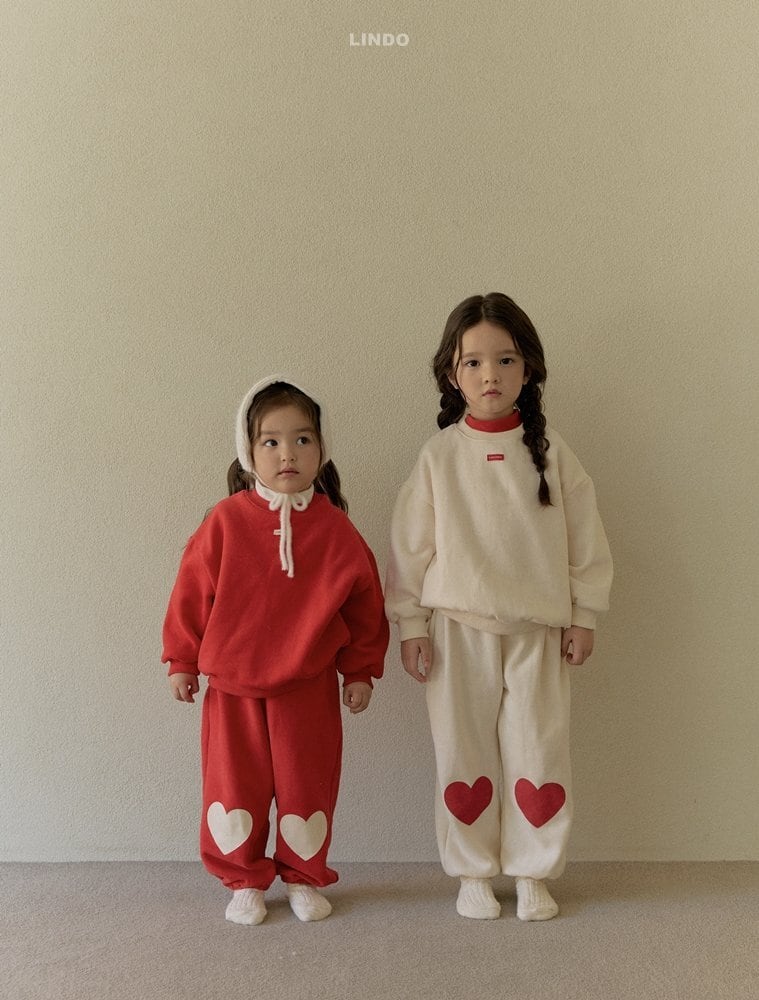 【予約商品】big heart jogger pants