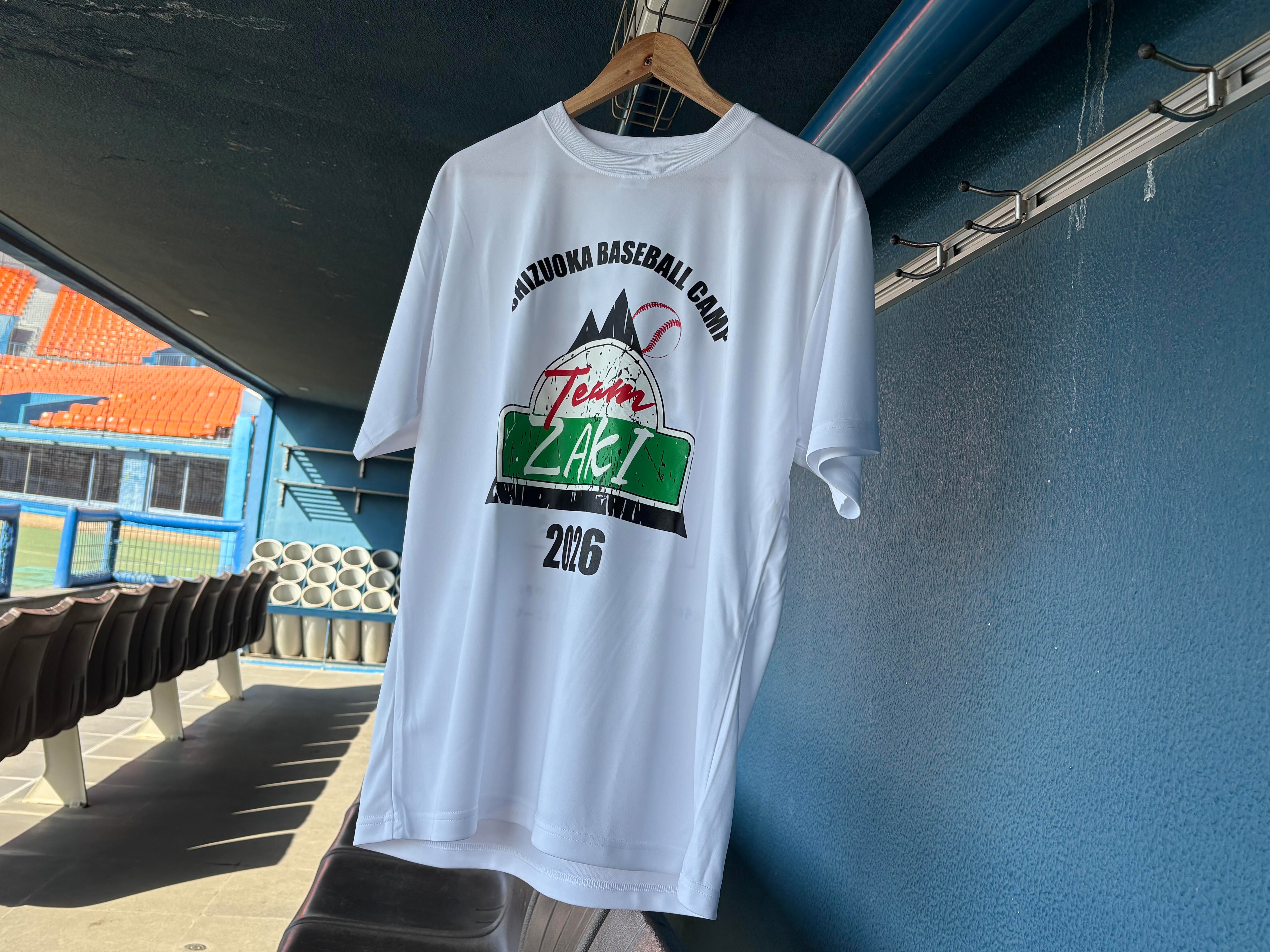 受注販売/期間限定】TEAM ZAKI Tシャツ（白）2026年モデル | TAKIDO FARM