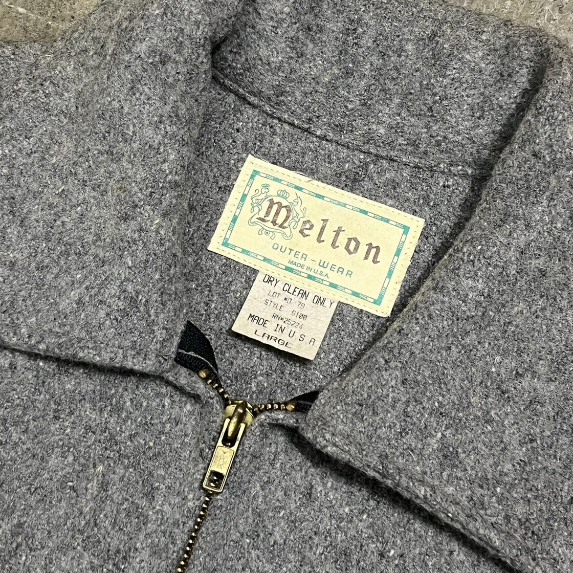 70s melton Wool Sports Jacket USA製 | PAY ID