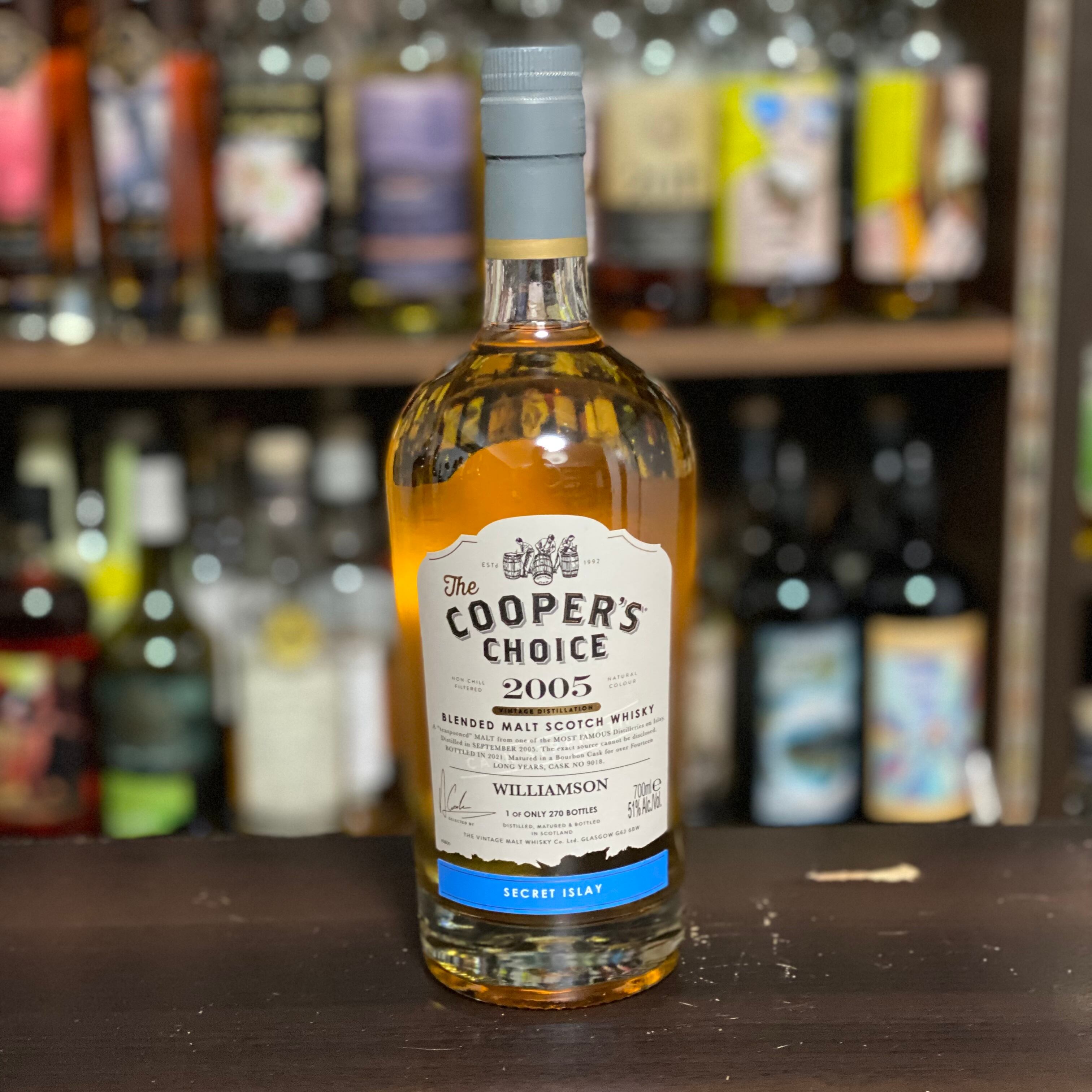 クーパーズ チョイス ウィリアムソン 12年 2005 56.5% | B.BREEZE ビー