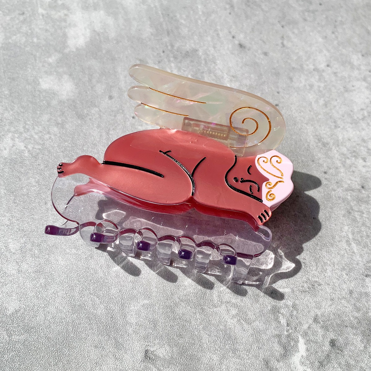 Bunny＆Chick Festival ヘアクリップピンク、アンブレラサックス Bunny＆Chick Festival ヘアクリップピンク、アンブレラサックス