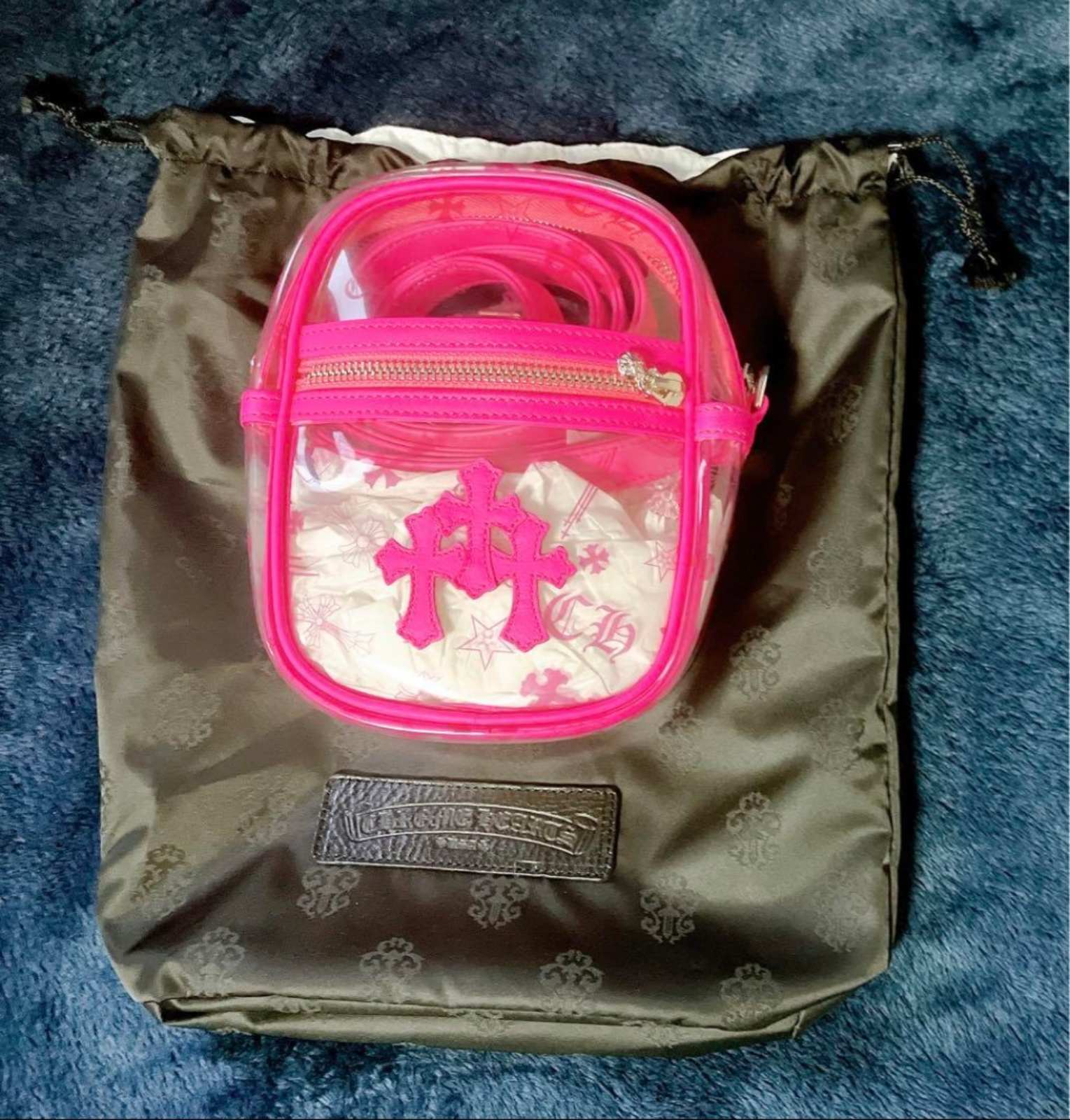 CHROME HEARTS クロムハーツ TAKA MINI ショルダーバッグ ピンク