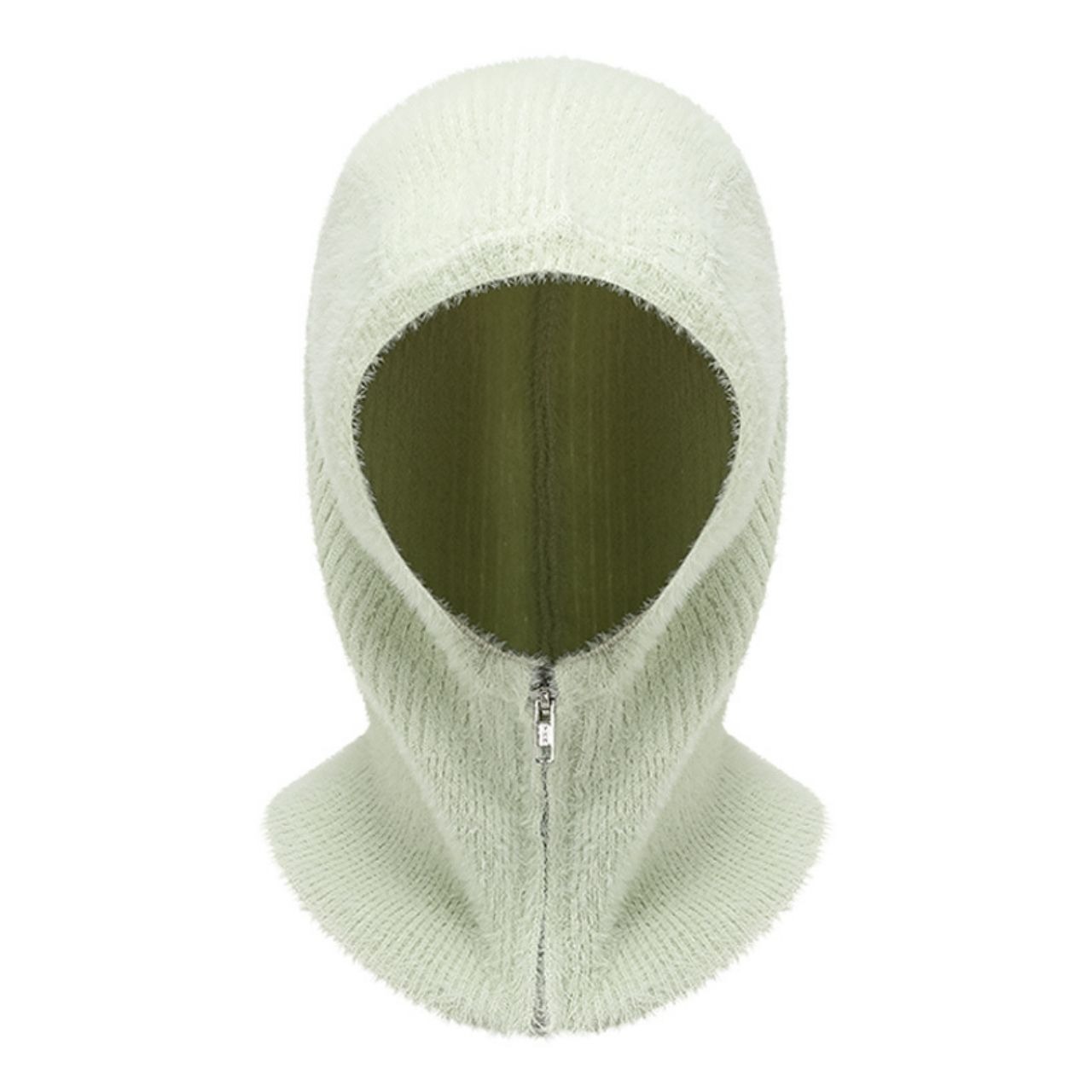 ジップアップニットバラクラバ　1054