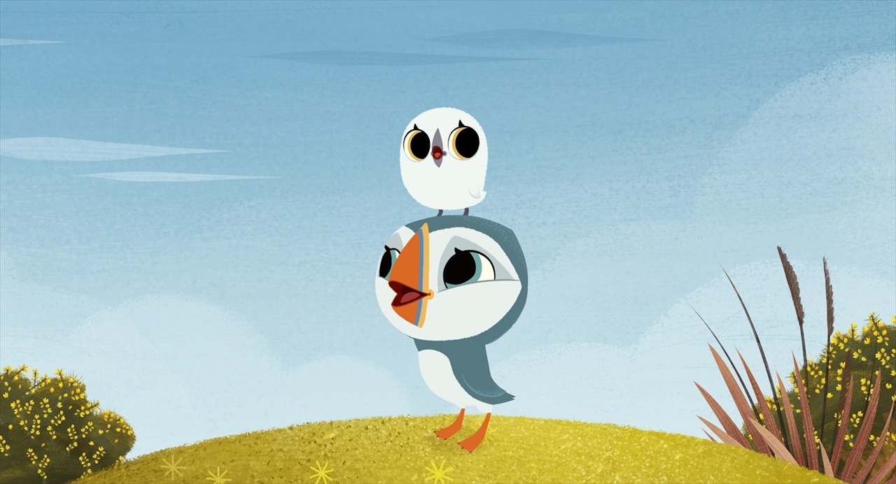 【数量限定】パフィンの小さな島 Blu-ray〈ババぬいぐるみキーホルダー＋キャラクターシール〉セット