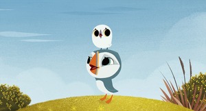 【数量限定】パフィンの小さな島 Blu-ray〈ババぬいぐるみキーホルダー＋キャラクターシール〉セット