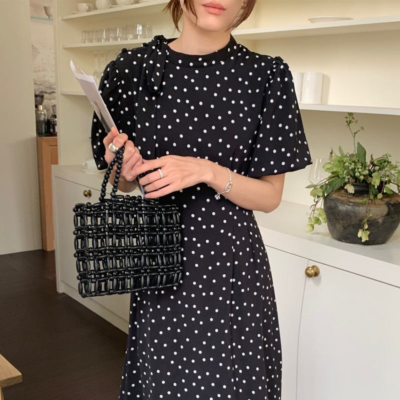 【今っぽシルエットで映え確定】おしゃれ女子必見のchicワンピ登場「2025年INS 春夏新作 おしゃれ chic 韓国ファッション ワンピース」