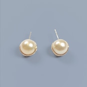 K10 South Sea Gold pearl Earrings