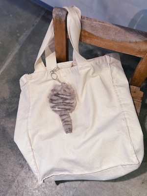 しっぽ付き！キジトラのがま口キーホルダー