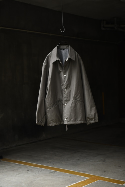 KAPTAIN SUNSHINE / Silk Poly Coach Jacket (Stone Gray)