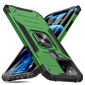 【新着特価】Google Pixel 4a 5G ケース リング 衝撃吸収 耐衝撃 落下防止 米国軍事MIL標準取得 スタンド機能 PC+TPU 二重構造 防塵 薄型 軽量 一体型 360度回転 全面保護カバー Google 4a 5Gケース（ミントグリーン） MJJ-SJ-1051-6-10