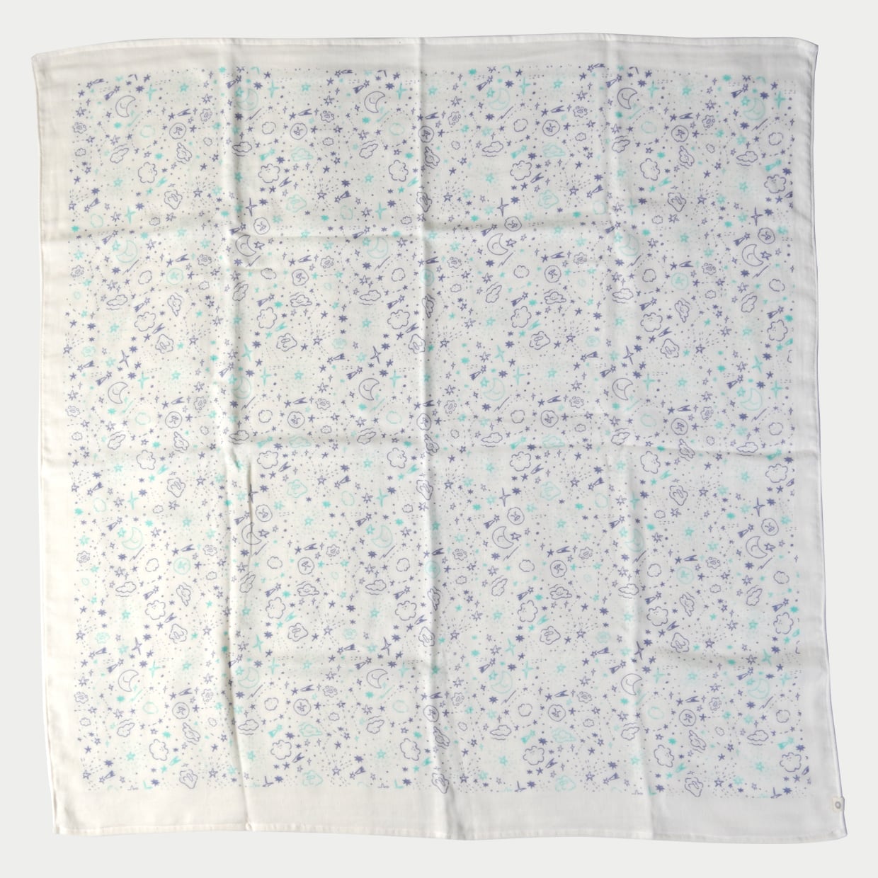 星空ブランケット / ブルー（MKB-022）*mokmok chan baby | もくもく