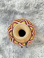 【Lサイズ】ひょうたん製シェケレ Shekere シェブロン柄