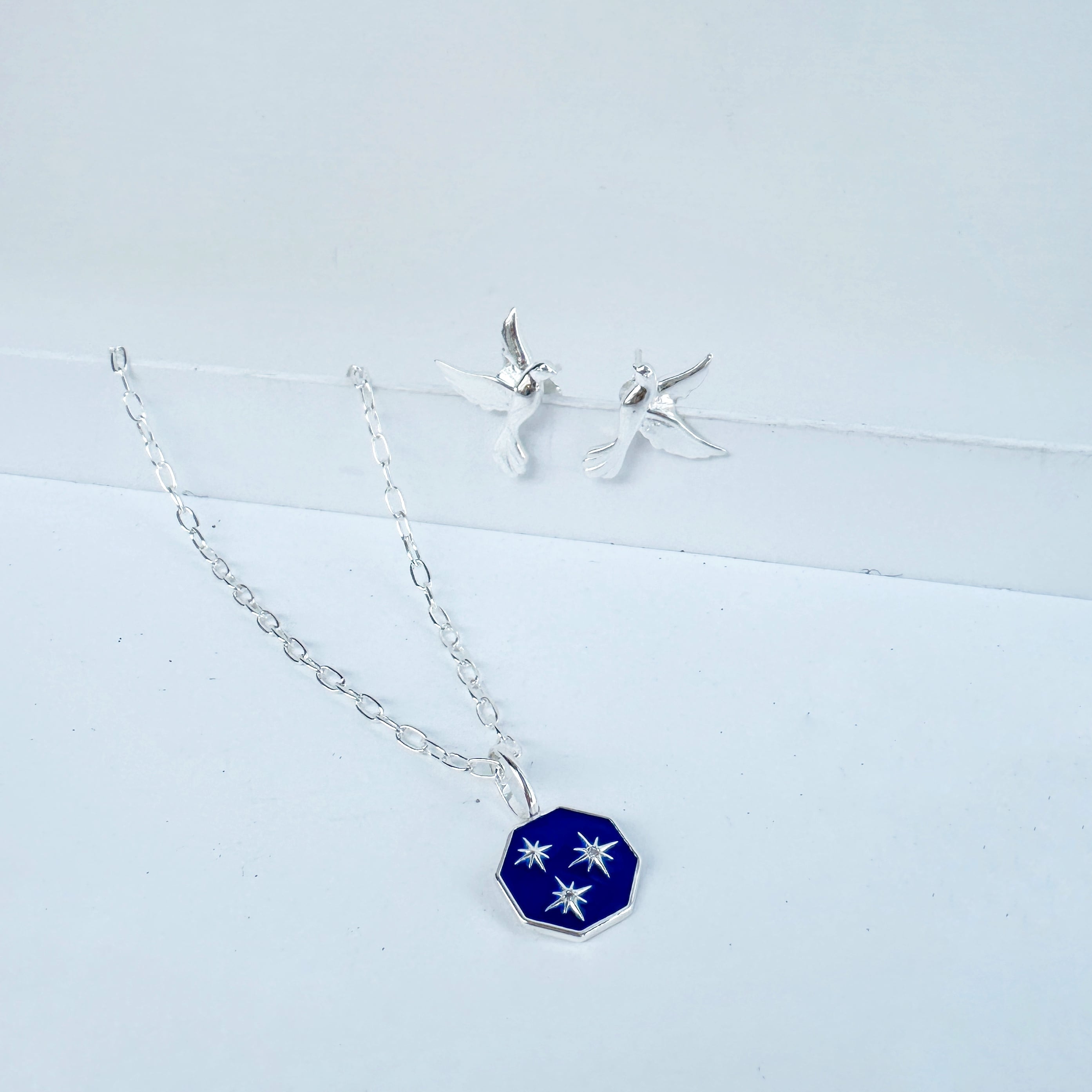 青*鳥様 希少　スタージュエリー　お花ピアス 青*鳥様 希少 スタージュエリー お花ピアス 青*鳥様 希少 スター