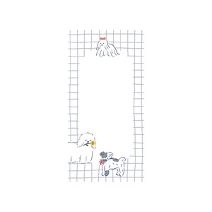 今日のお手紙 白い犬レターセット ＜日本製＞