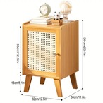 サイドテーブル ナイトテーブル ベッドサイドテーブル ソファサイドテーブル 木製 収納 すき間収納 ベッド横 扉付き 引き出し付き 木製 収納ラック 省スペース サイドボード 組立簡単 ダークブラウン ライトブラウン