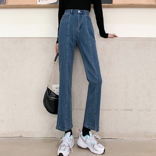 ブルージーンズ ルーズスプリングオータムレッドパンツ 春物 秋物 タオタオイ42830098801