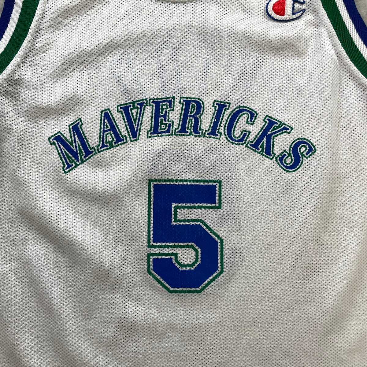 90年代ビンテージUSA製チャンピオンダラスマーベリックスユニフォーム古着NBA kids】90年代 USA製 Champion チャンピオン NBA DALLAS MAVERICKS