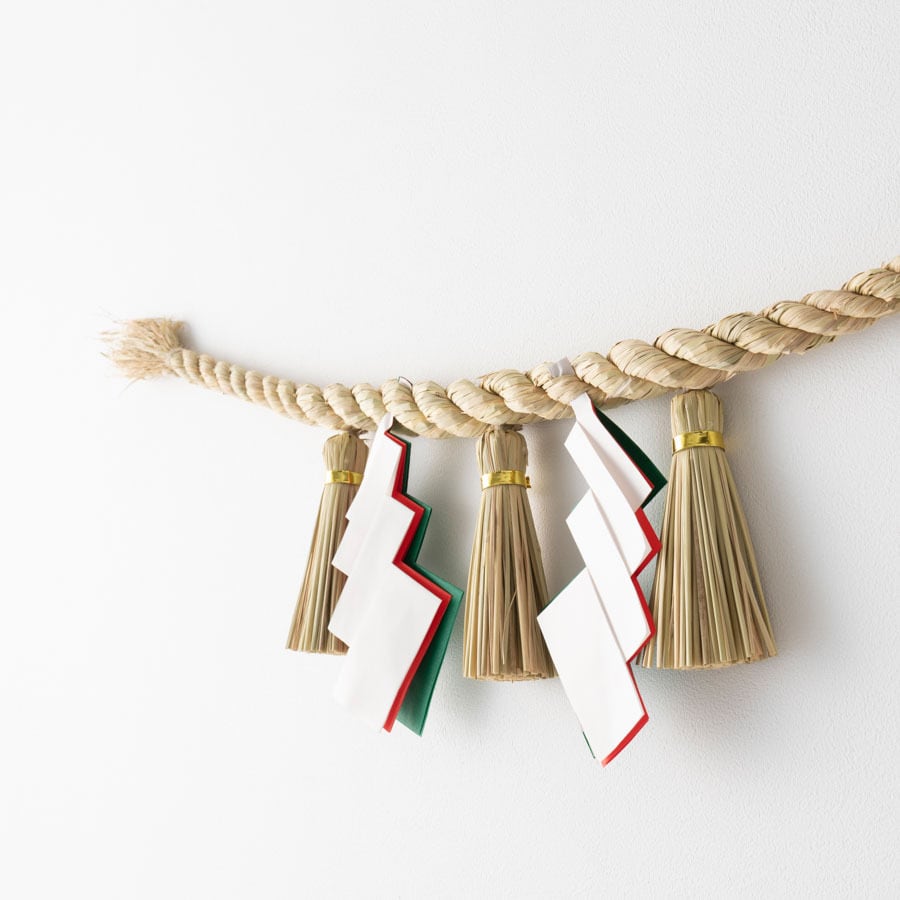 わら細工たくぼ「三本房しめ縄」2025年12月お届け | 天然生活 ONLINE SHOP