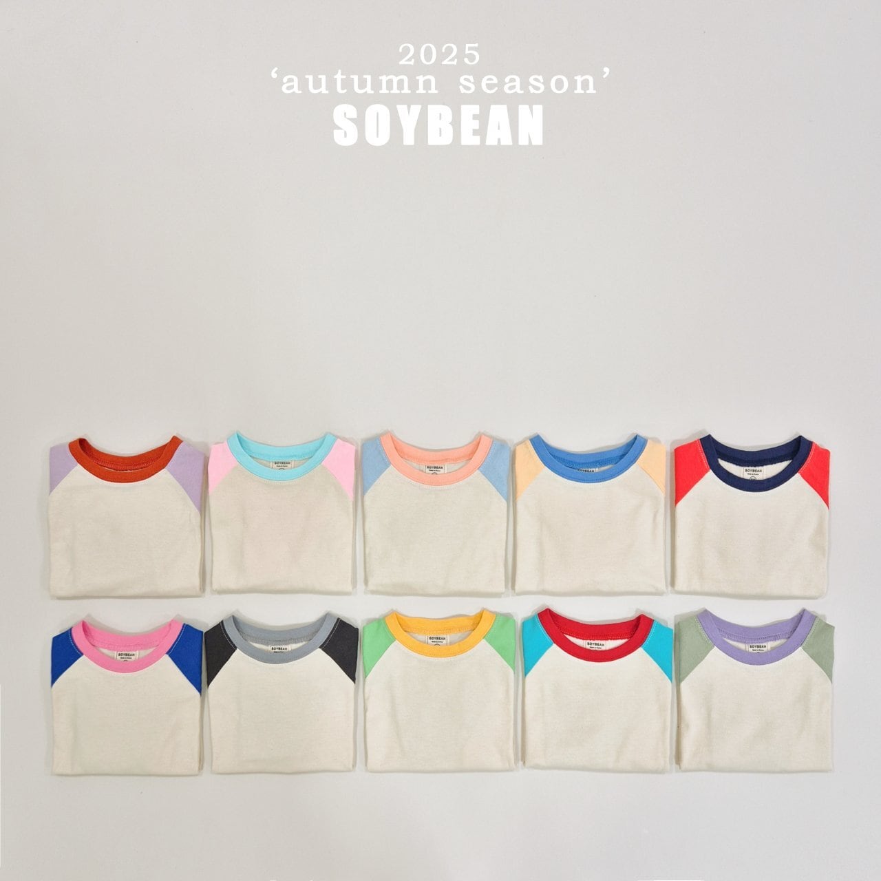 «Sold out»«ジュニアサイズあり»«soybean» ラグランスカットソー 10colors