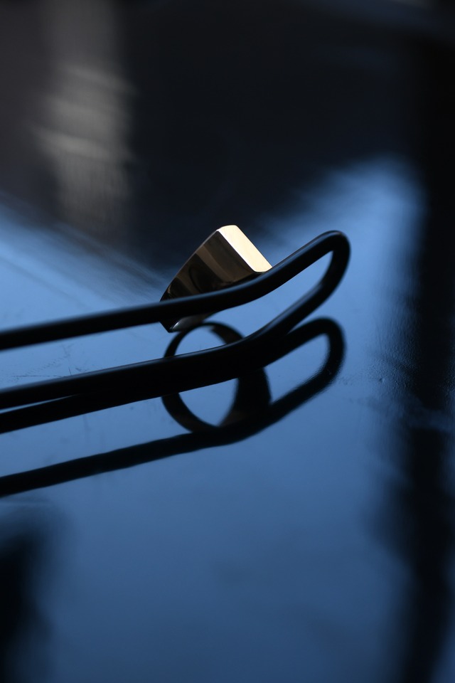 VERMEIL SQUARE SIGNET RING