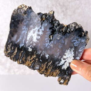 ブループルームアゲート プレート ＊ Blue Plume Agate ＊ 天然石